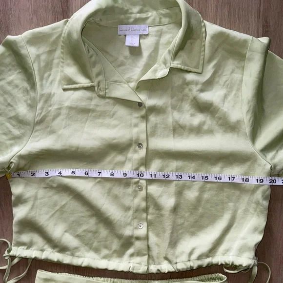 House of Harlow 1960 2 Piece Set Lime Green Sz L - Picture 7 of 16